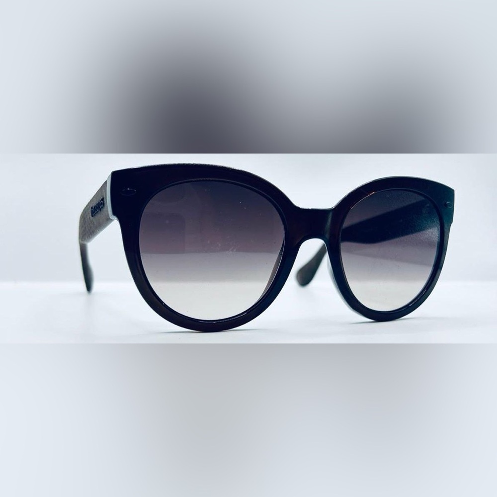 Havainas Noronha Brown Round Oversized Sunglasses Frames Only